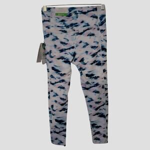 Gaiam White Om Pocket High-Waist Capri Leggings XS NWT‎